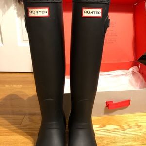 Women’s Original Tall Hunter Boots Black (8)